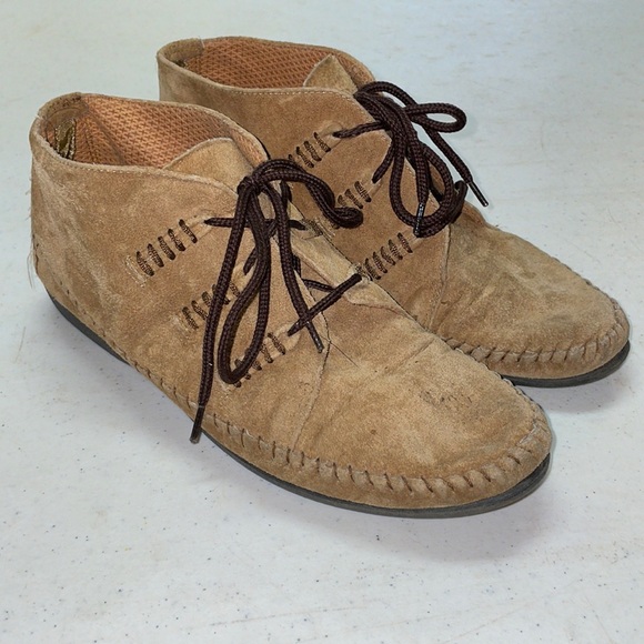 Leather Craft Premier Collection Cheyenne Moccasin Ankle Bootie - Picture 1 of 10